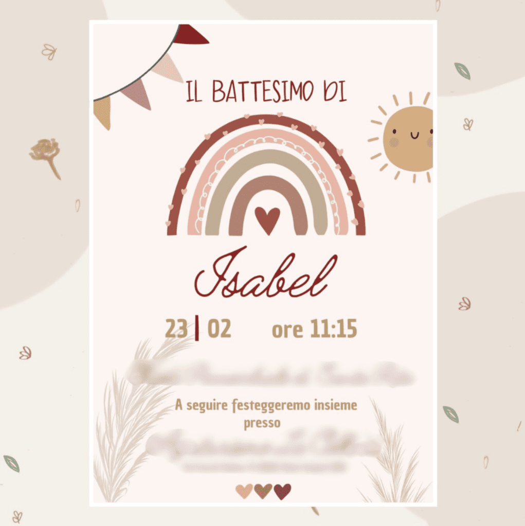 Invito WhatsApp Arcobaleno