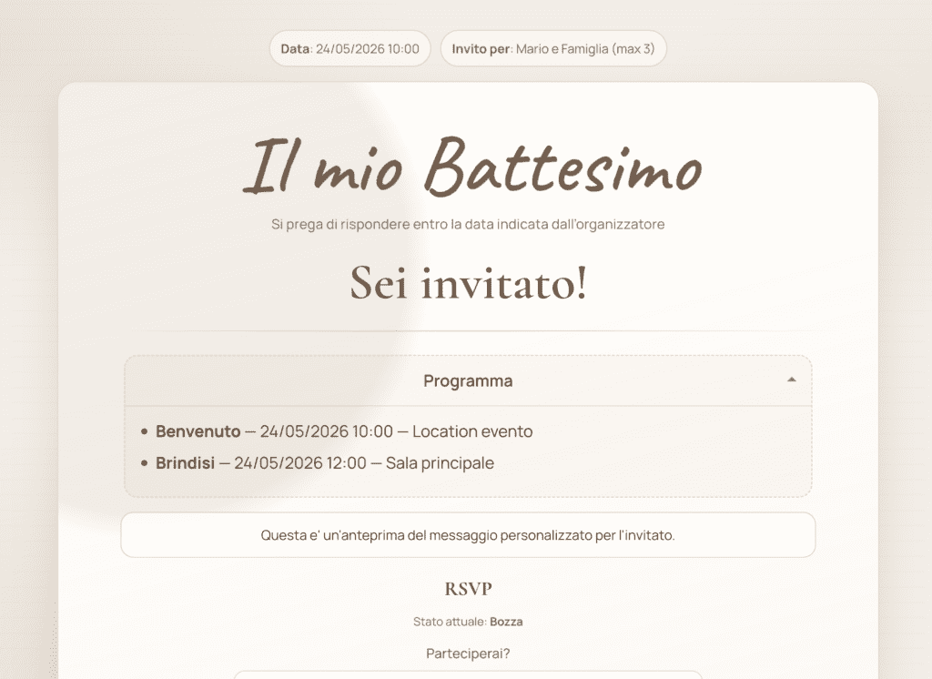 Battesimo Boho